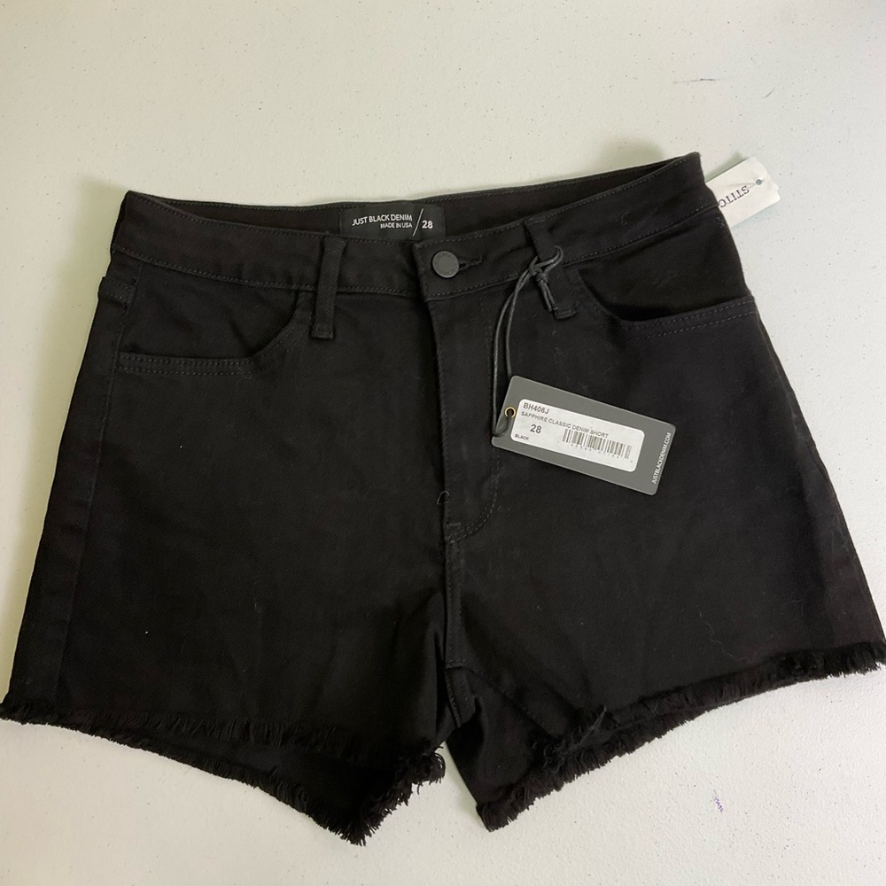 Just Black Sapphire Classic Denim Shorts